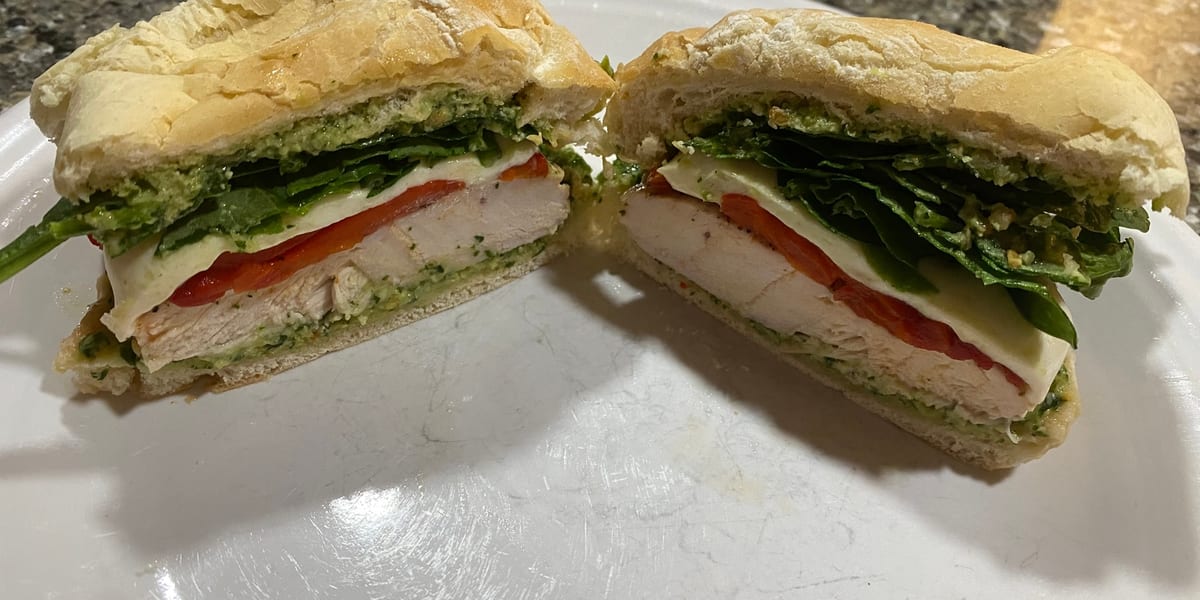 Chicken Pesto Sandwiches
