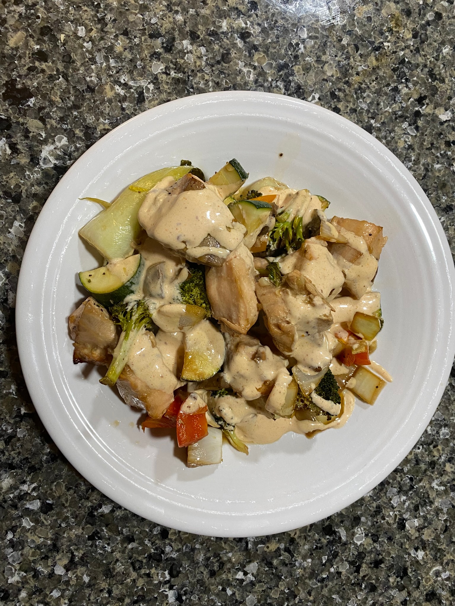 Sheet Pan Salmon Hibachi